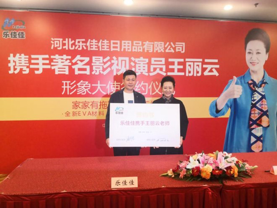 王丽云代言的品牌乐佳佳