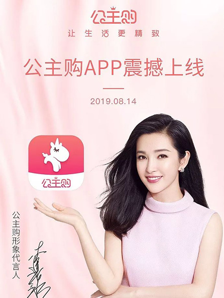李冰冰代言的品牌公主购