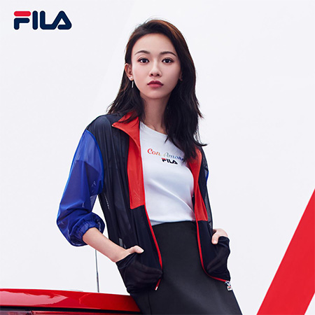 吴谨言代言的品牌FILA